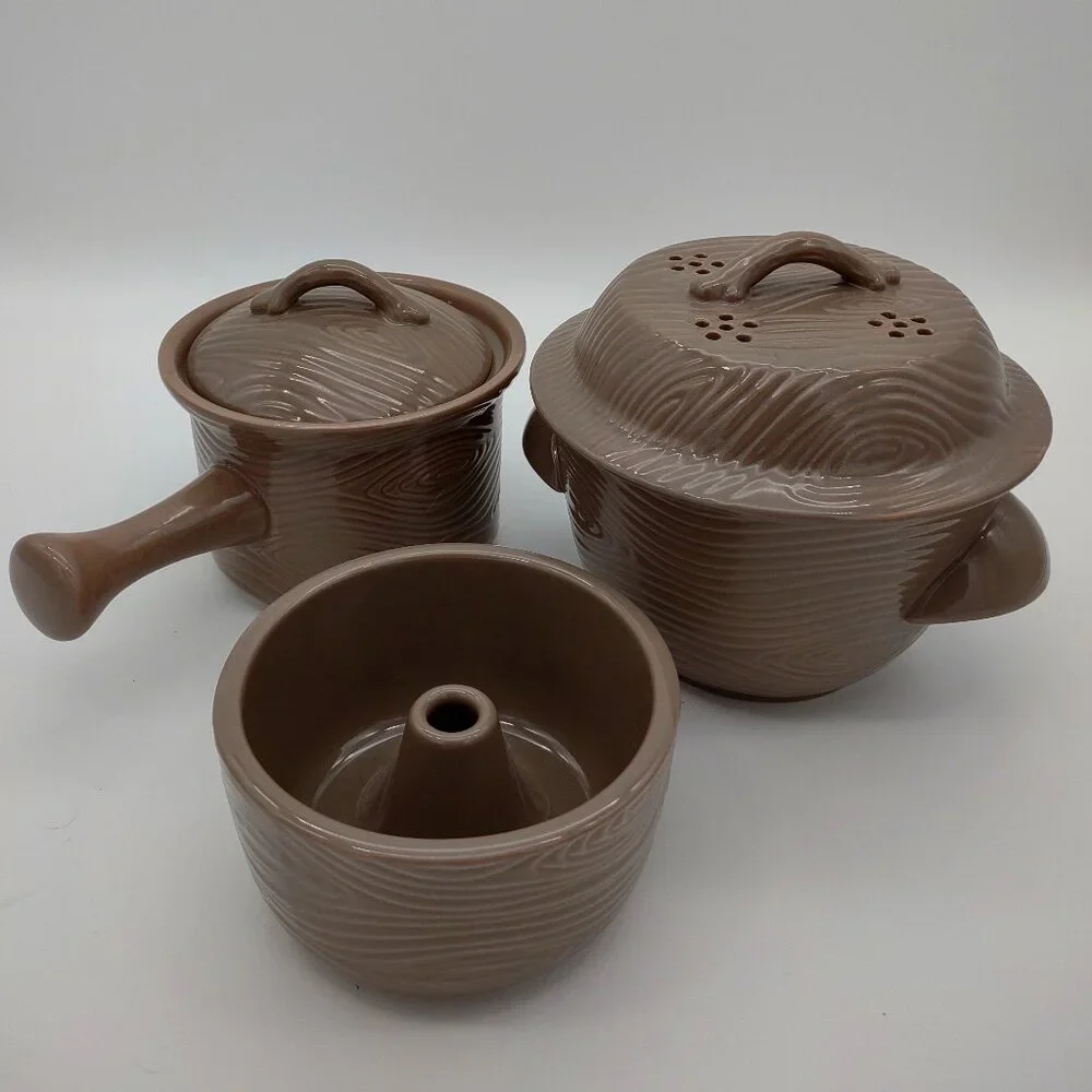 Temp-tations Woodland Set of 3‎ Quick Cookers - taupe